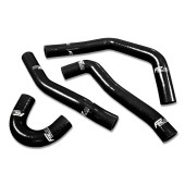 Silicone Radiator Coolant Hose Kit for Mitsubishi Evolution EVO 10 X 4B11T CZ4A 2008-2015 - Black