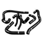 Silicone Radiator Coolant Hose Kit for Citroen Saxo VTS Peugeot 106 GTI 16V TU5J4 1996-2004 - Black