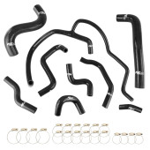 Black Silicone Radiator Coolant Hose Kit for Dodge Challenger 3.8L 2015-2017