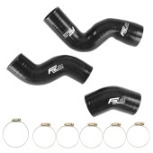 Silicone Intercooler Hose Kit for Land Rover Discovery 2 TD5 1999-2004 - Black