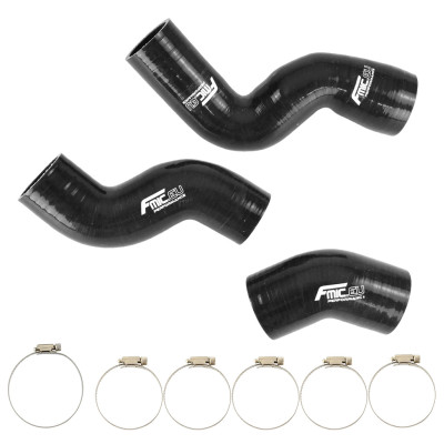 Silicone Intercooler Hose Kit for Land Rover Discovery 2 TD5 1999-2004 - Black