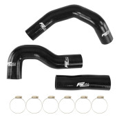 Silicone Intercooler Hose Kit for Mitsubishi L200 Pajero Triton 2.5TD - Black