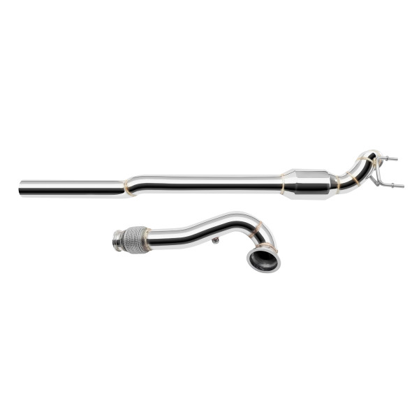 Downpipe for Volkswagen Golf VIII R 2.0 TSI with catalyst
