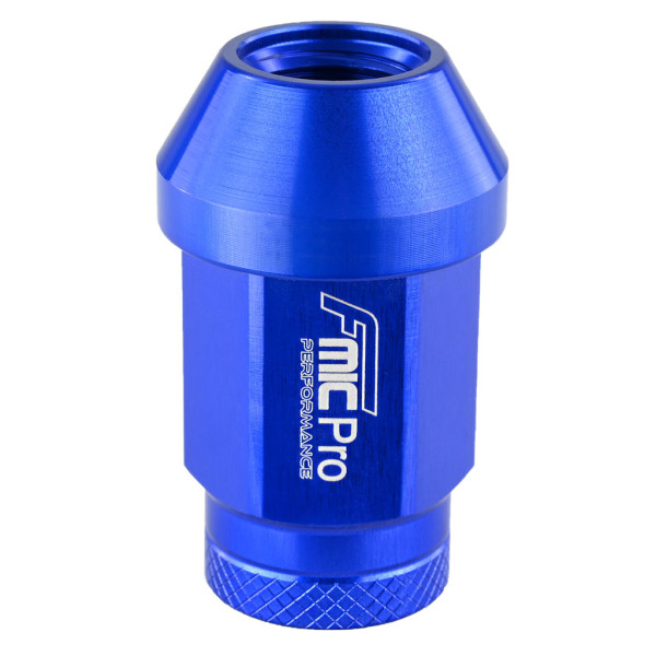 Forged Aluminum Wheel Nut M12x1.25 Blue 1 pc. Conical 7075-T6