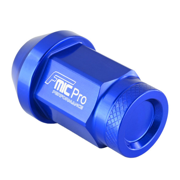 Forged Aluminum Wheel Nut M12x1.25 Blue 1 pc. Conical 7075-T6