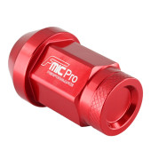 Forged Aluminum Wheel Nut M12x1.25 Red 1 pc. Conical 7075-T6