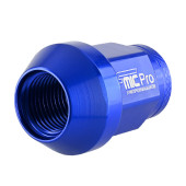 Forged Aluminum Wheel Nut M14x1.25 Blue 1 pc. Conical Through-Hole 7075-T6