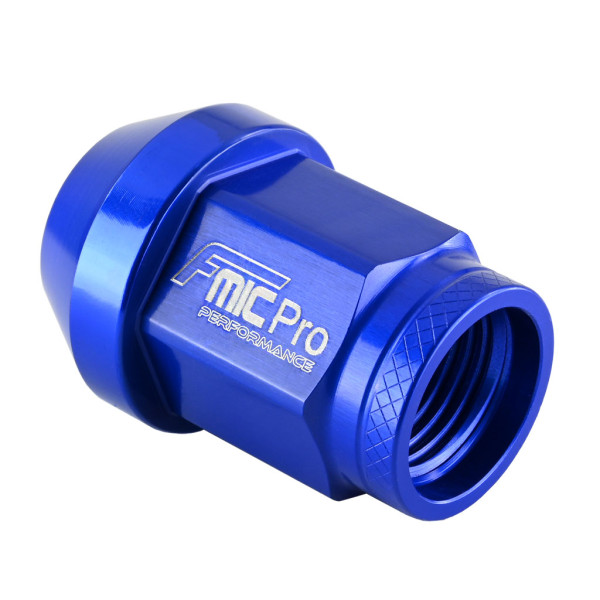 Forged Aluminum Wheel Nut M14x1.5 Blue 1 pc. Conical Through-Hole 7075-T6