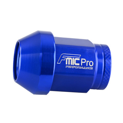 Forged Aluminum Wheel Nut M14x1.5 Blue 1 pc. Conical Through-Hole 7075-T6