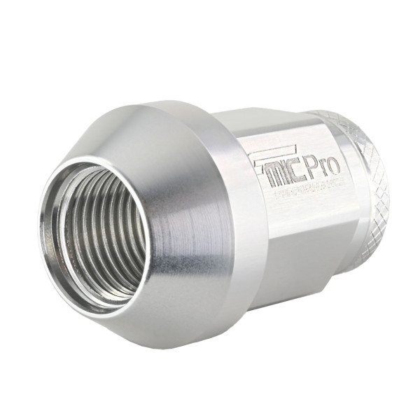 Forged aluminum wheel nut FMIC.Pro M12x1.5 Silver 1 pc. conical through-hole 7075-T6