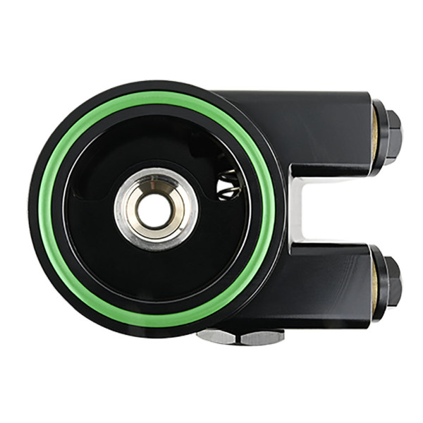 Oil Filter Sandwich Plate Cooler Adapter with Thermostat 75mm