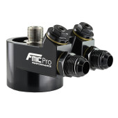 Oil Filter Sandwich Plate Cooler Adapter with Thermostat for Honda Civic X L15B