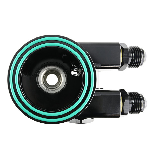 Oil Filter Sandwich Plate Cooler Adapter with Thermostat for Subaru BRZ Toyota GT86 GR86