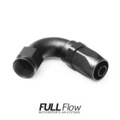 Nuke Performance Full Flow AN Hose End Fitting 120 Degree AN8