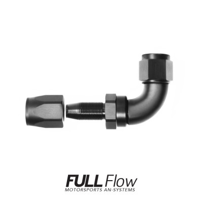 Full Flow AN Hose End Fitting 30 Degree AN8