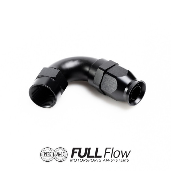 Nuke Performance AN-10 120° PTFE Hose End Fitting