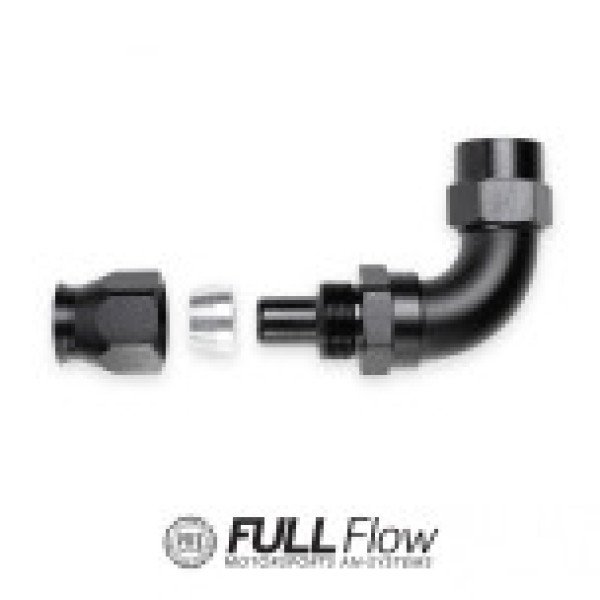 Nuke Performance AN-8 120° PTFE Hose End Fitting