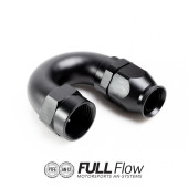 Nuke Performance Full Flow PTFE Hose End Fitting 180 Degree AN10