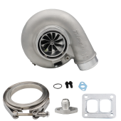 Turbocharger Pulsar PSR 7375G Compact 1200HP 1.01 T4 Twin Scroll Inlet 4" V-Band Outlet Ball Bearing