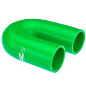 Green 45mm Silicone Elbow 180 Degree