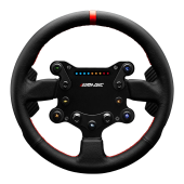 GT Sport Leather Steering Wheel with Paddle Shifters for Sim Racing Simulator