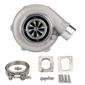 Turbocharger Pulsar PSR 3067 GEN2 565HP .64 T4 Inlet 3" V-Band Outlet Stainless Steel