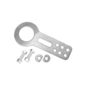 Straight Silver Tow Hook