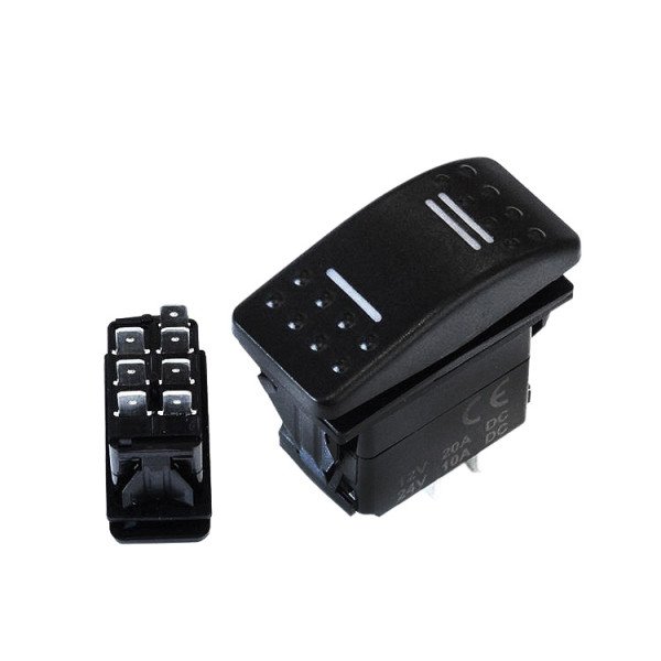 7-Pin Blue Switch ON-OFF-ON for Custom Electronics Projects