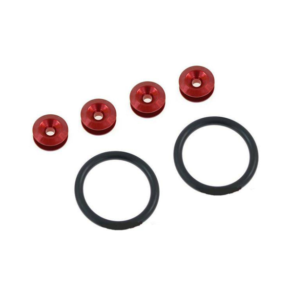 Quick Release Red Bumper Trunk Fasteners for Easy Access