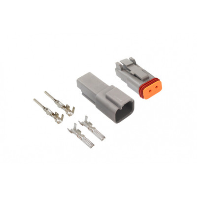2-Pin Waterproof Connector for Reliable Outdoor Use