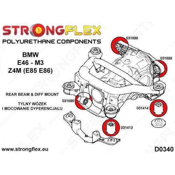 Rear differential - rear mount bush M3 SPORT