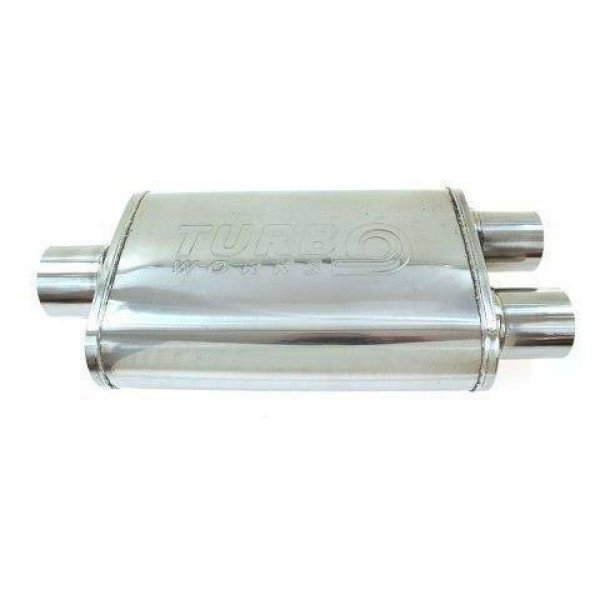 63mm Center Muffler LT 409SS - 355mm Length Exhaust Part
