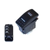 4-Pin Blue Switch ON-OFF-ON for Custom Electronics Projects