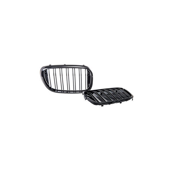 Gloss Black Dual Line Grill for BMW 7 Series G11 G12