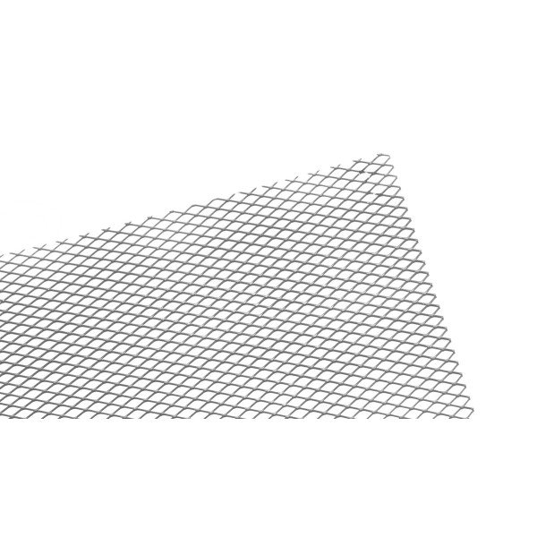 ALU Mesh Grill Diamond Silver 100x33cm 6x3mm