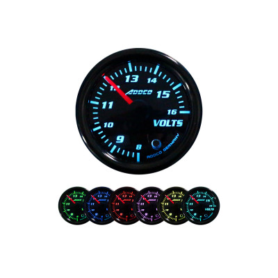 ADDCO 52mm Volt Gauge - Precision Voltage Measurement Tool