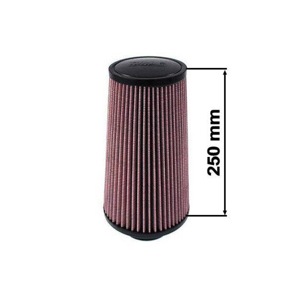 Purple Air Filter H:250mm DIA:60-77mm - High Efficiency
