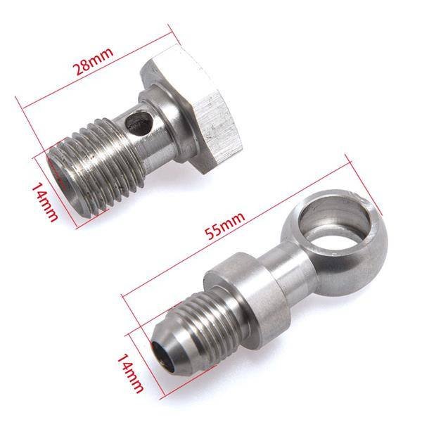M10x1.5mm Banjo Bolt Kit to AN6 Fitting - High Performance