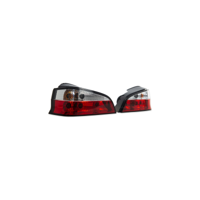PEUGEOT 106 Rear Crystal Red Clear Tail Lights - Stylish Upgrade
