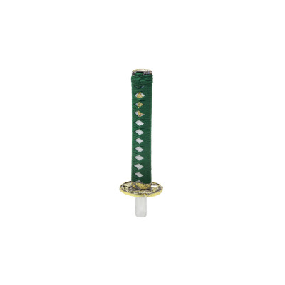 Samurai Universal Gear Knob - Green 20cm for Stylish Shifts