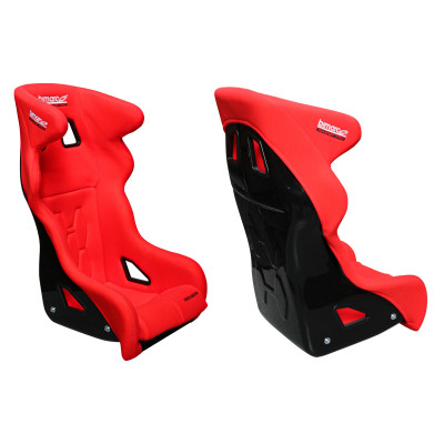 Bimarco Hamer PRO Racing Seat - Red Welur, FIA Approved