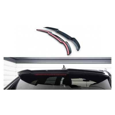Gloss Black Spoiler Cap for Audi Q7 4M S-Line Upgrade