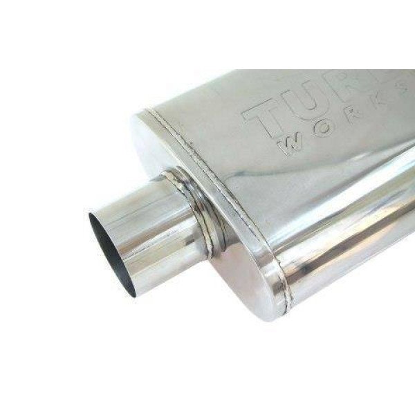 76-63 5mm Center Muffler LT 304SS - 355mm Length