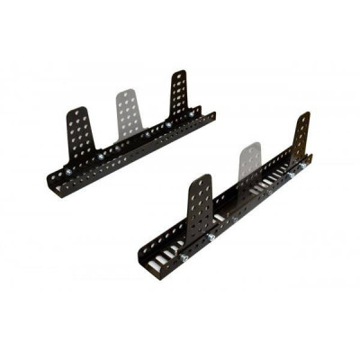 FIA-Approved Adjustable Steel Bucket Seat Mounts - Hardened