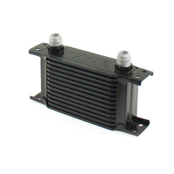 13-Row Slim Line Oil Cooler AN10 - Black 140x100x50 mm