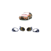 Yellow Fog Lights for BMW 3 E46 & 5 E39 - High Visibility