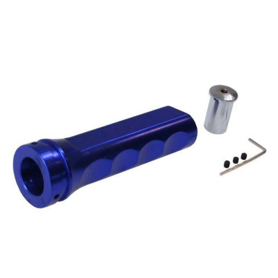 Blue Aluminum Handbrake Holder for Enhanced Grip & Style