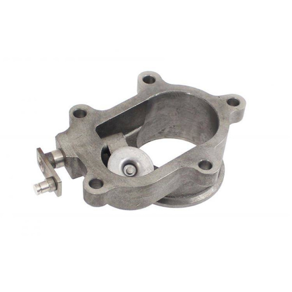 T3-T4 5-Bolt Downpipe with 2.5" V-Band Connection