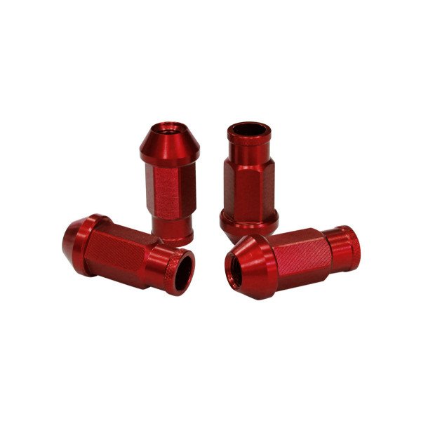 Wheel Lug Nuts JBR 50mm M12 x1.5 Red