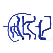 VW Golf III VR6 Radiator Silicone Hose - High Performance Upgrade